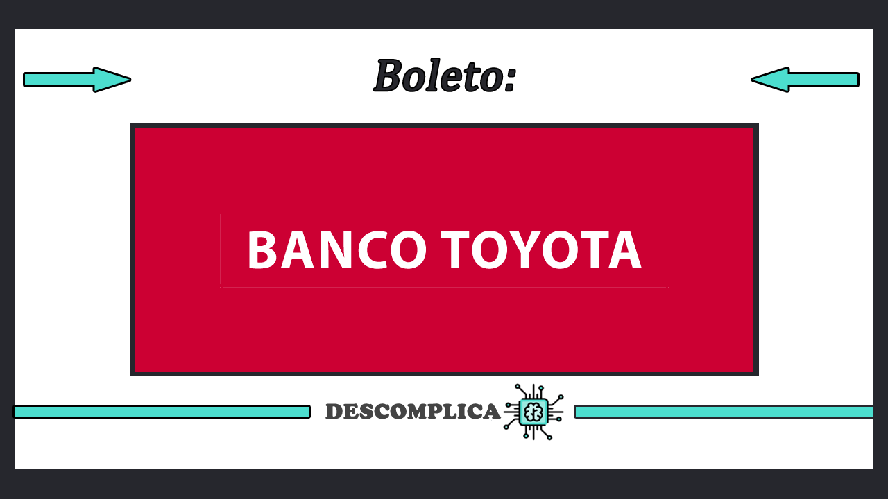 Banco Toyota Boleto - Segunda Via